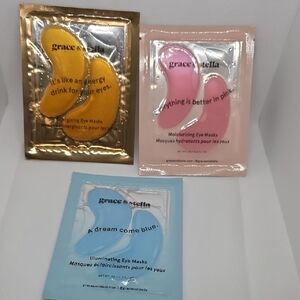 Grace & Stella Eye Mask Trio NWT